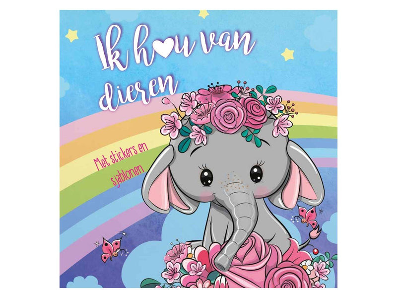 Mondikaarten My Cutest Animal Coloring Book 48 pages.