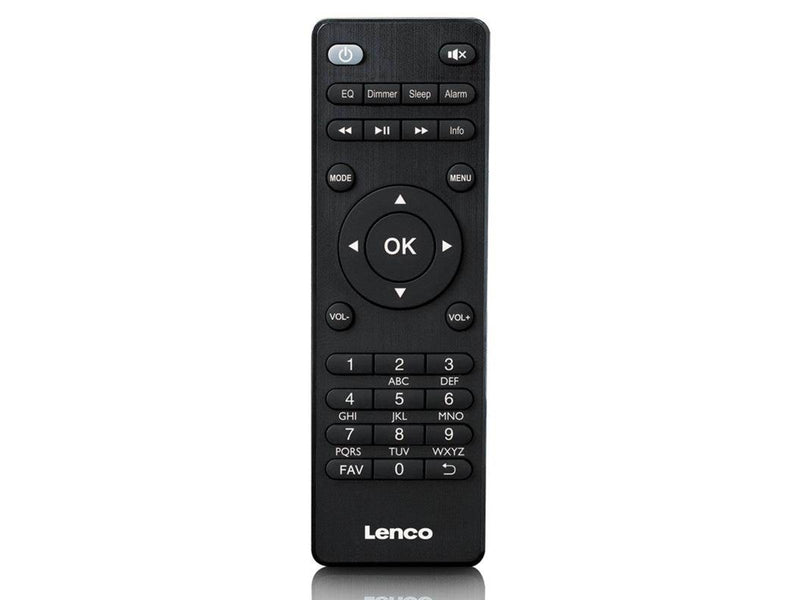 Lenco DIR-141WD radio - Wood/Silver - DAB+/FM - Stereo - silber