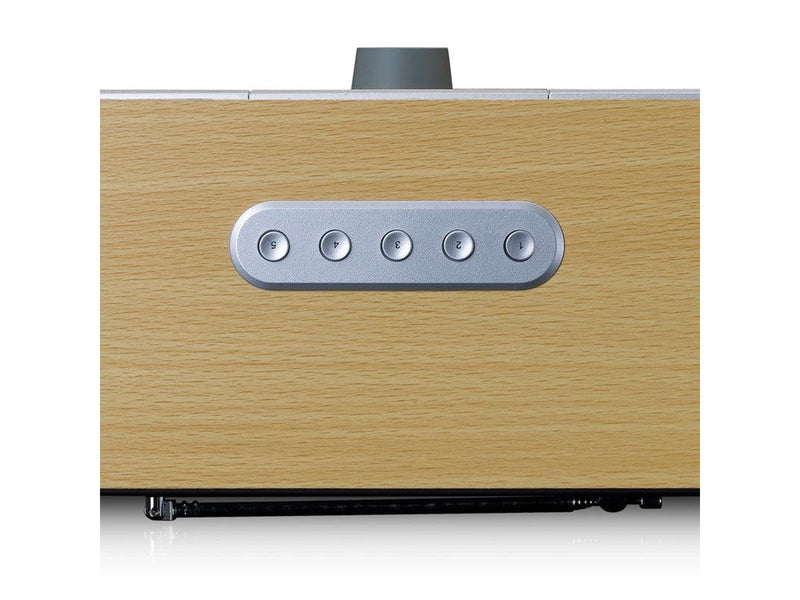Lenco DIR-141WD radio - Wood/Silver - DAB+/FM - Stereo - silber