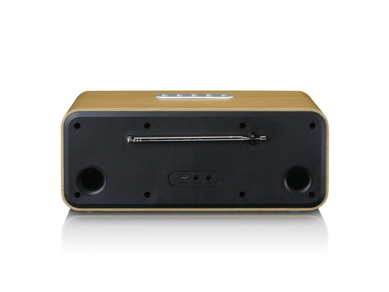 Lenco DIR-141WD radio - Wood/Silver - DAB+/FM - Stereo - silber