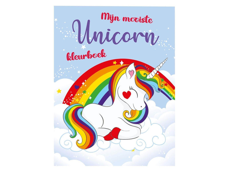 Mondikaarten My Most Beautiful Unicorn Coloring Book 48 pages.