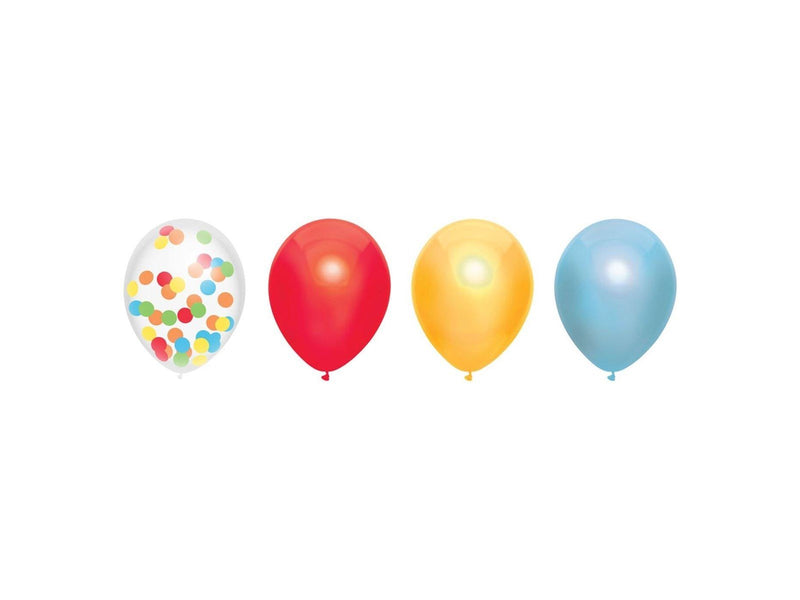 Haza Witbaard Balloon mix Rainbow 6pcs.