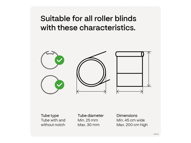MotionBlinds Motionblinds Upgrade Kit für Rollos 2-pack