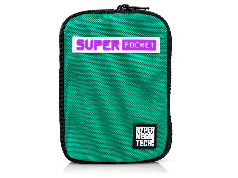 Hyper Mega Tech! Super Pocket Fabric Case - Green - Miscellaneous Bag