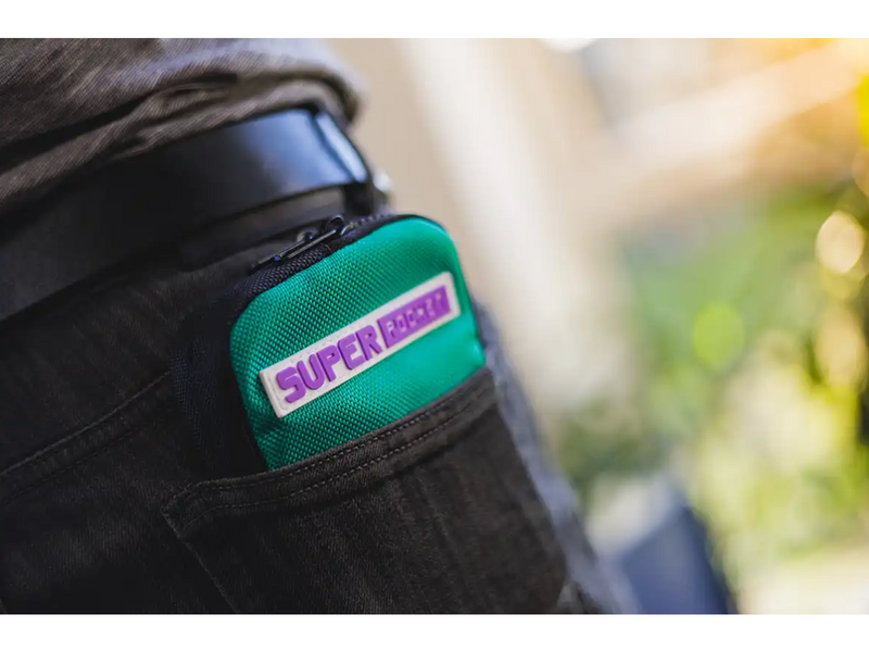 Hyper Mega Tech! Super Pocket Fabric Case - Green - Miscellaneous Bag