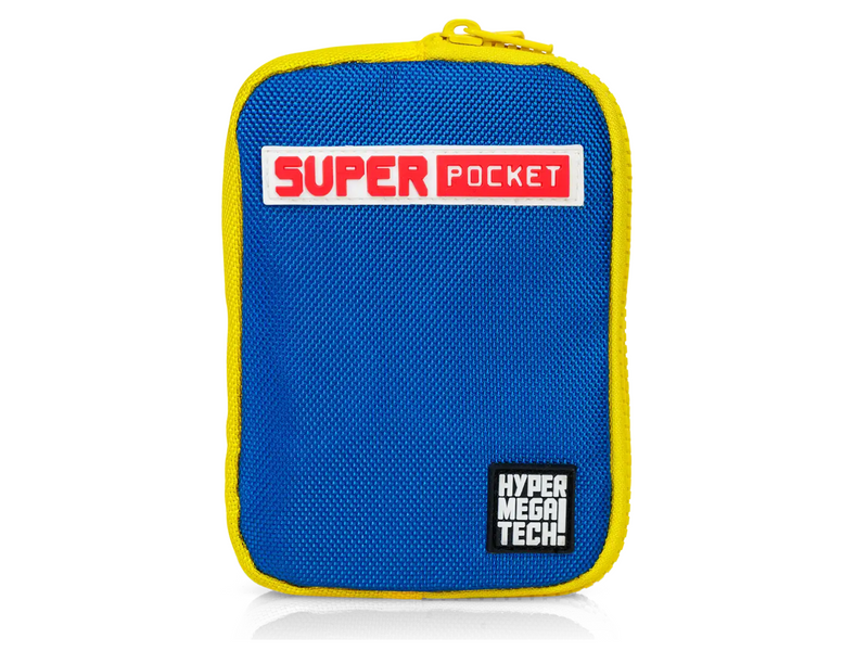 Hyper Mega Tech! Super Pocket Fabric Case - Blue - Miscellaneous Bag