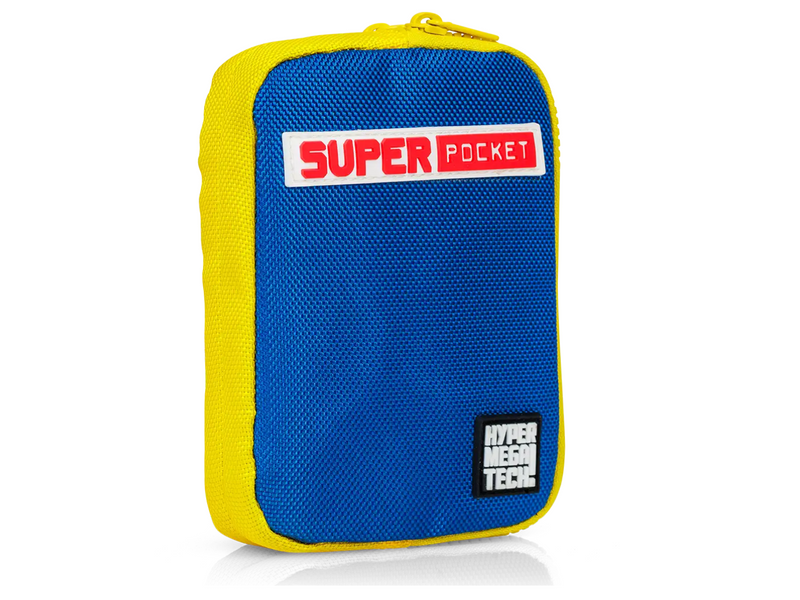 Hyper Mega Tech! Super Pocket Fabric Case - Blue - Miscellaneous Bag