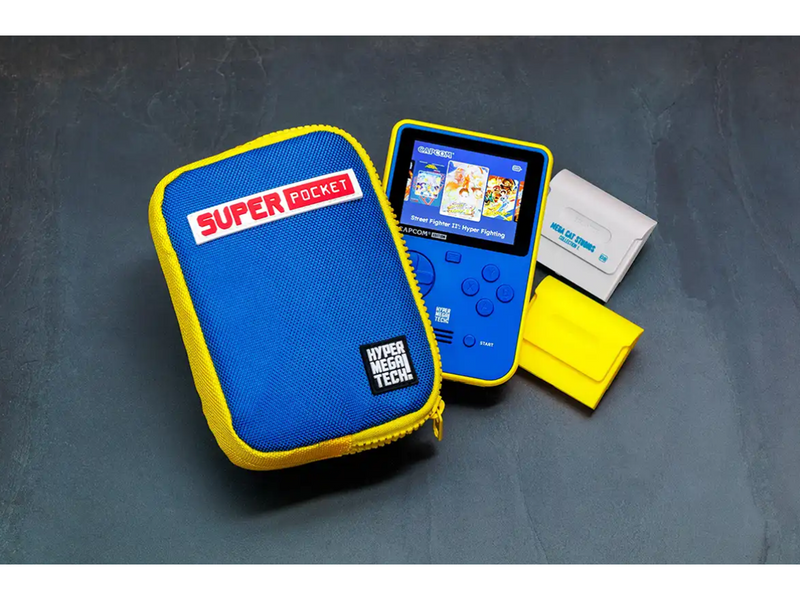 Hyper Mega Tech! Super Pocket Fabric Case - Blue - Miscellaneous Bag