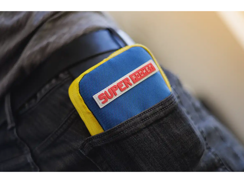 Hyper Mega Tech! Super Pocket Fabric Case - Blue - Miscellaneous Bag