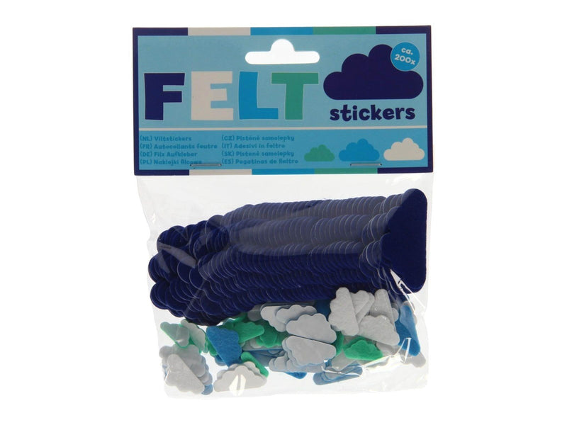 Wins Holland Felt stickers - Clouds 200 pcs.