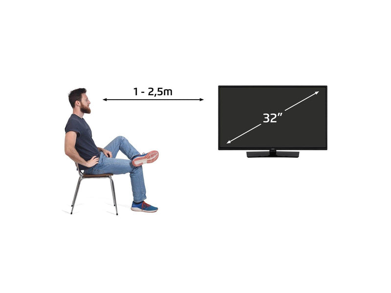 Lenco 32" Flachbild TV DVL-3273BK LED 720p