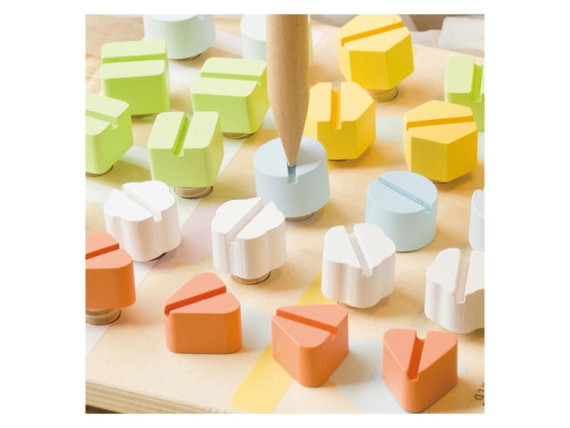 Classic World Wooden Screwboard Coordination Game 27pcs.