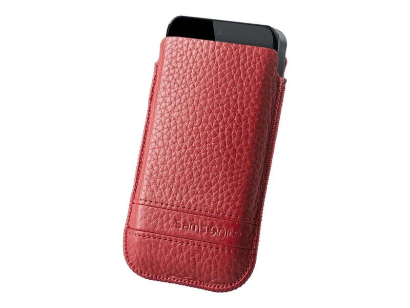 Samsonite Slim Classic Leather - protective sleeve for mobile phone
