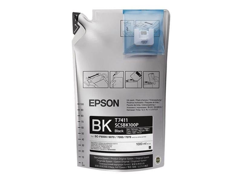 Epson T7411 - 6-pack - black - original - ink refill - Nachfülltinte Schwarz
