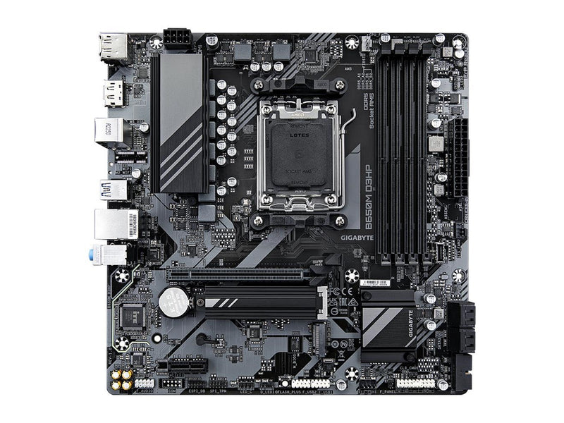 GIGABYTE B650M D3HP Mainboard - AMD B650 - AMD AM5 socket - DDR5 RAM - Micro-ATX