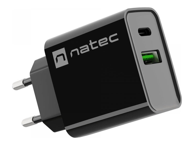 Natec Ribera power adapter - USB 24 pin USB-C - 20 Watt