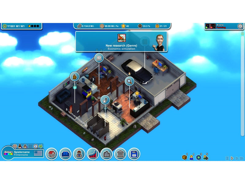 Mad Games Tycoon - Sony PlayStation 4 - Strategie - PEGI 3