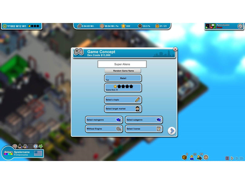 Mad Games Tycoon - Nintendo Switch - Strategie - PEGI 3