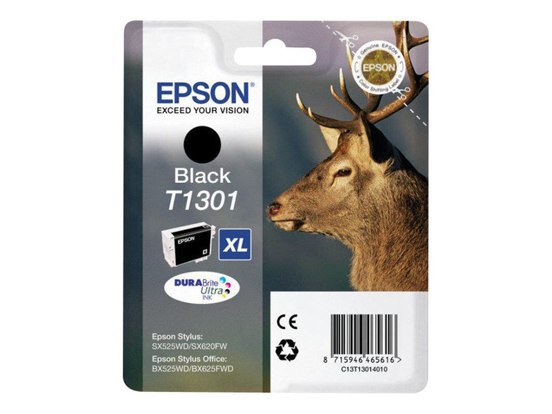 Epson T1301XL Ink Cartridge - Black - Tintenpatrone Schwarz