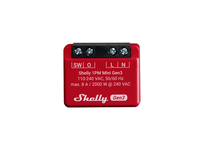 Shelly 1PM Mini (GEN 3) 230VAC