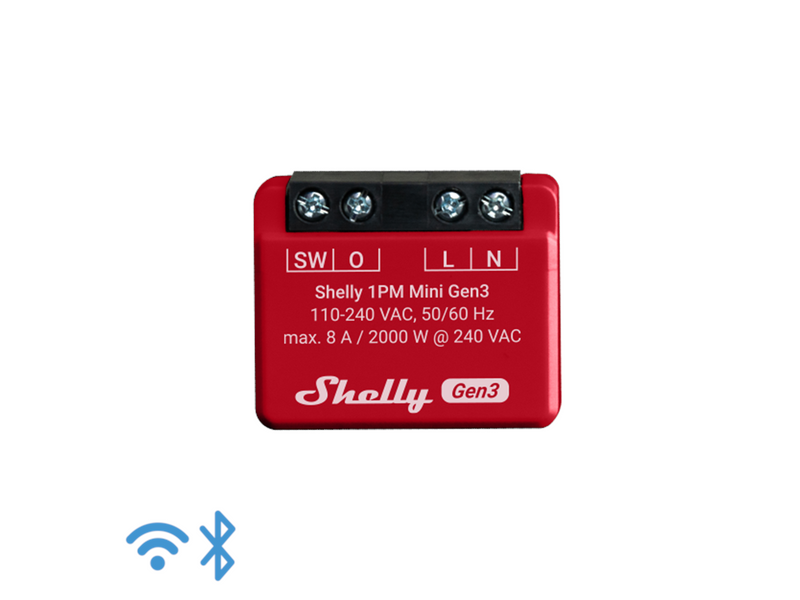 Shelly 1PM Mini (GEN 3) 230VAC