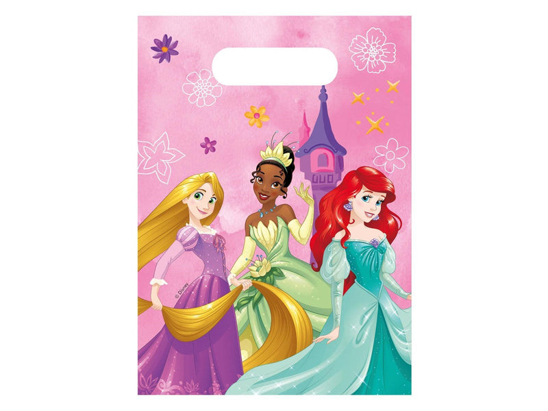Globos Paper Party Bags FSC Disney Prines Live Your Story 6 pcs.