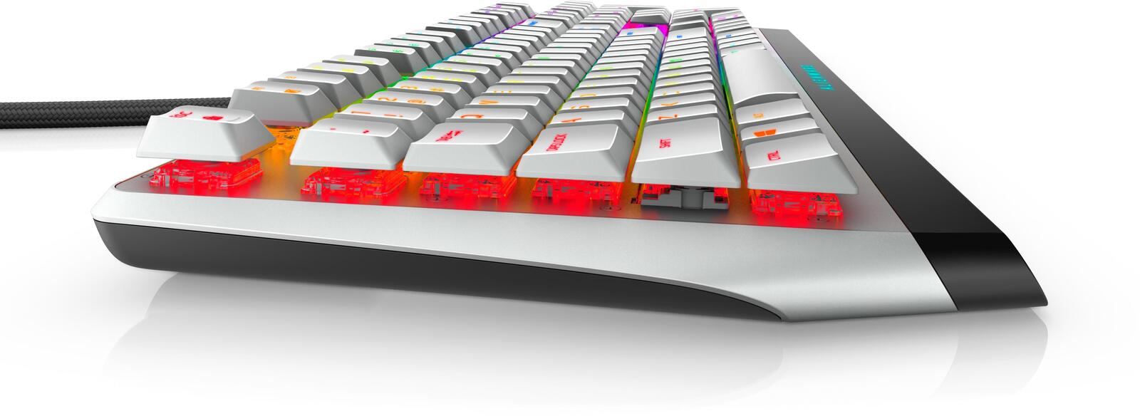 Alienware 510K Low-profile RGB Mechanical Gaming Keyboard Lunar Light (QWERTY)