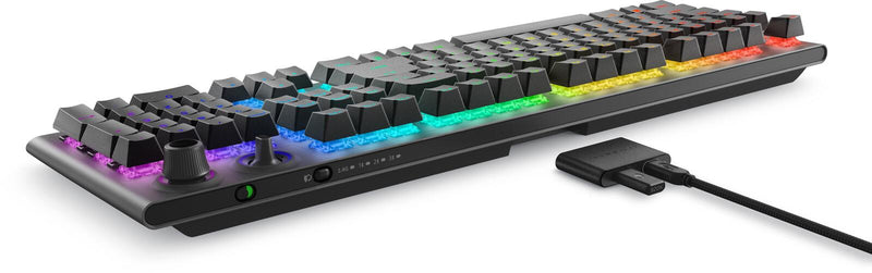 Alienware Wireless-Tri-Mode-Gamingtastatur AW920K (QWERTY), Dark Side of the Moon