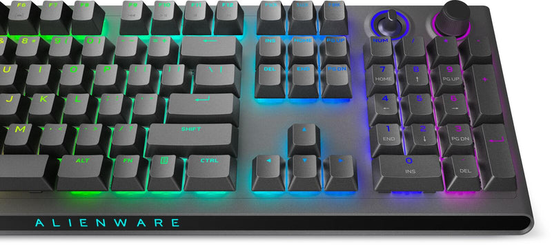 Alienware Wireless-Tri-Mode-Gamingtastatur AW920K (QWERTY), Dark Side of the Moon