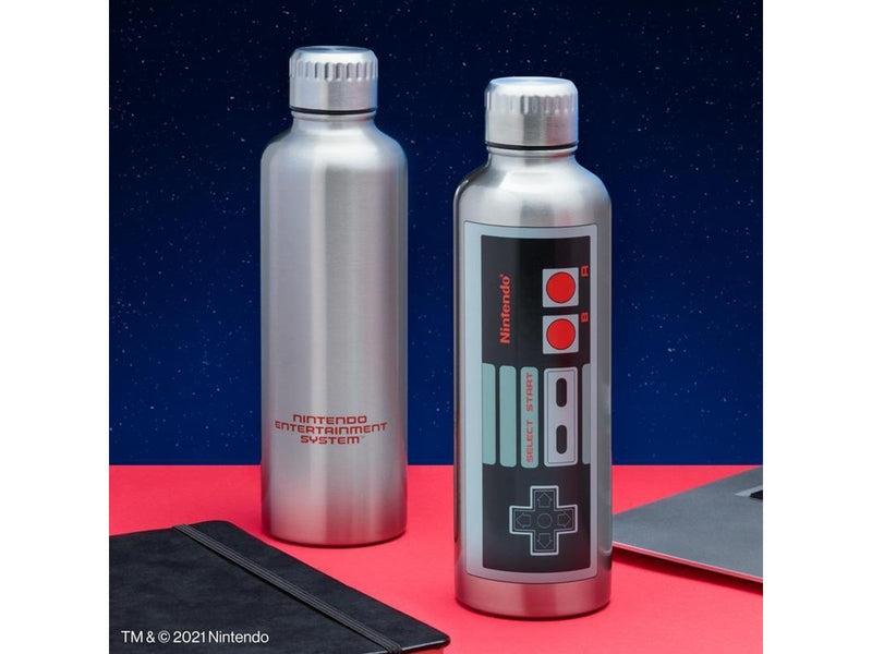 Paladone - NES Metal Water Bottle - Wasserflasche