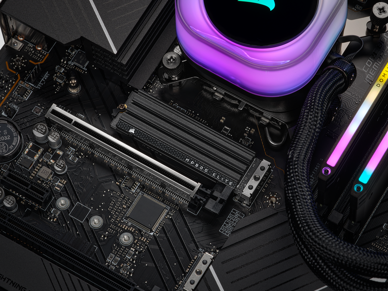 Corsair MP600 ELITE SSD - 1TB - Mit Kühlkörper - M.2 2280 - PCIe 4.0
