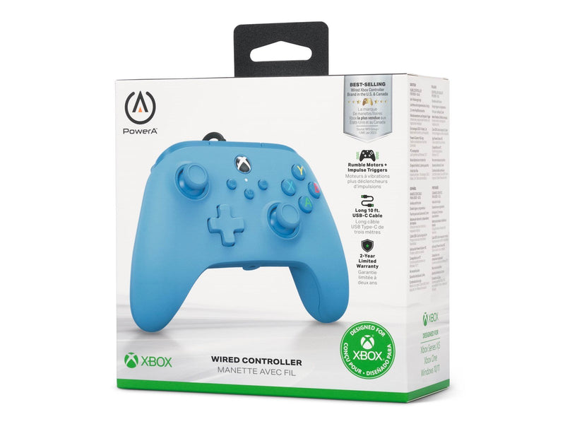 PowerA Kabelgebundener Controller für Xbox - Blau - Controller