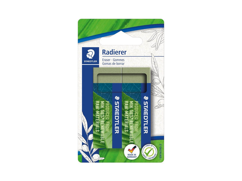 Staedtler Eraser 526 80 renew raw mat 56% BK2