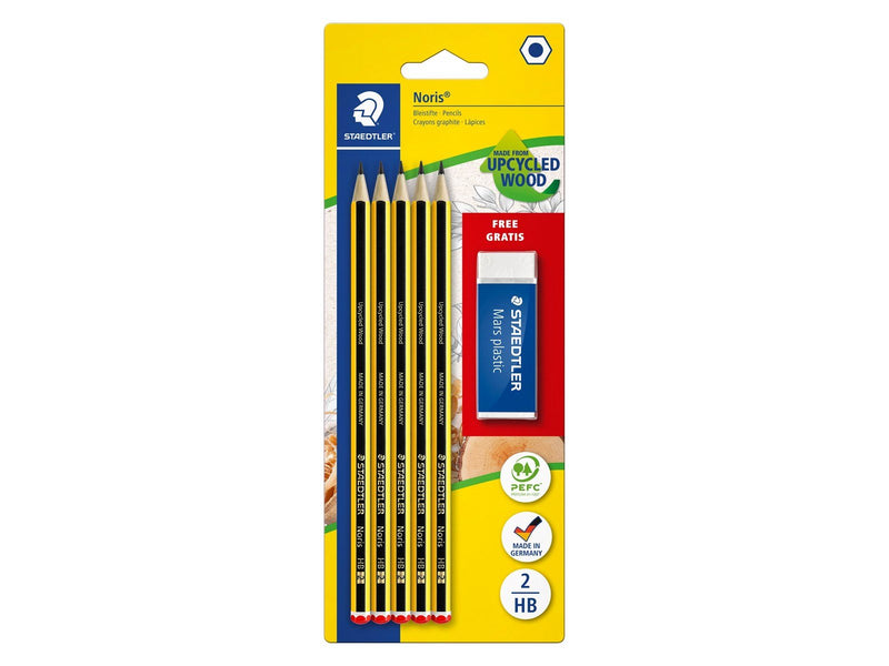 Staedtler Pencil Noris + eraser bc 100% PEFC