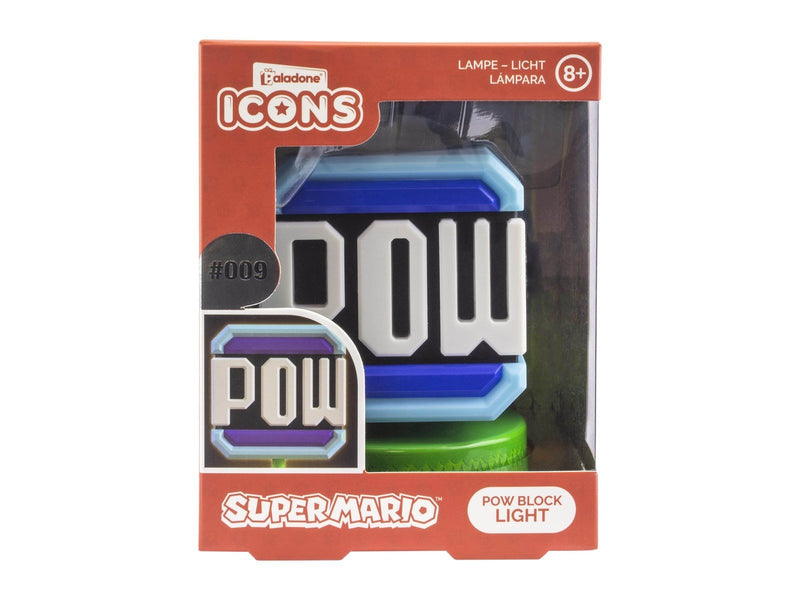Paladone - Super Mario Pow Block Light - Lampe