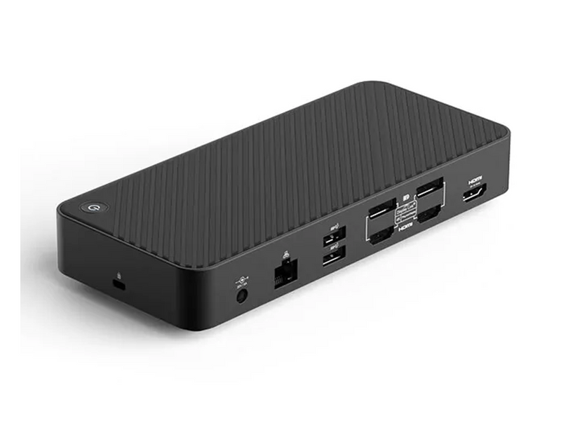 Deltaco DisplayLink docking station triple display PD 10