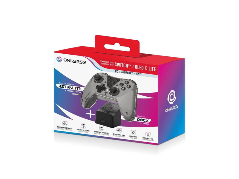 Oniverse Astralite + Charging Station - Smoked Black - Wireless Controller - Android