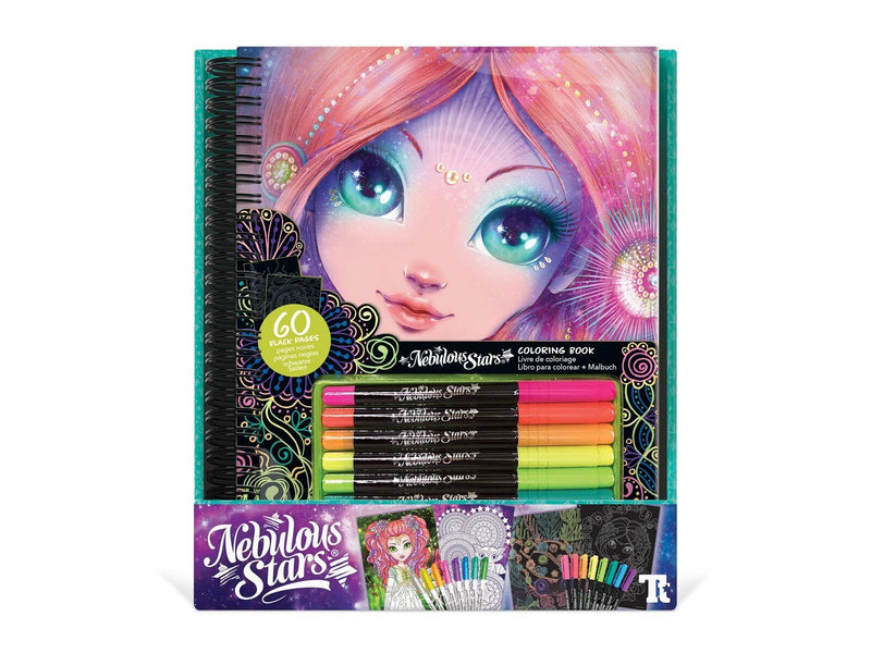 Nebulous Stars Nebulous Star Black Pages Coloring Book Coralia