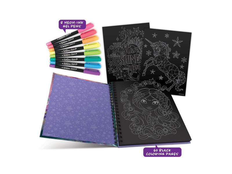 Nebulous Stars Nebulous Star Black Pages Coloring Book Coralia