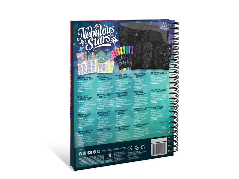 Nebulous Stars Nebulous Star Black Pages Coloring Book Coralia