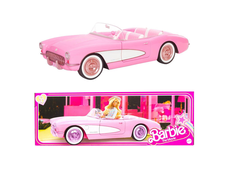Barbie the Movie Collectible Car Pink Corvette Convertible