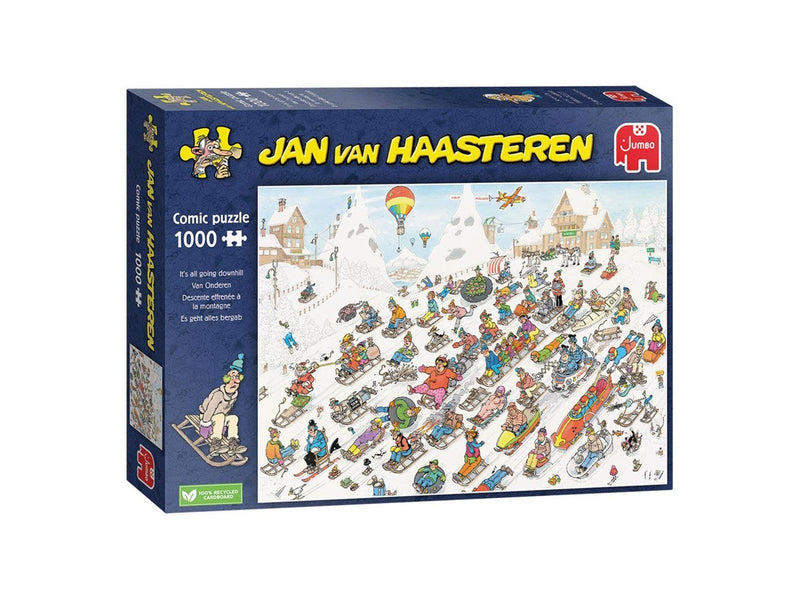 Jumbo Jan Van Haasteren Puzzle - Its All Going Downhill