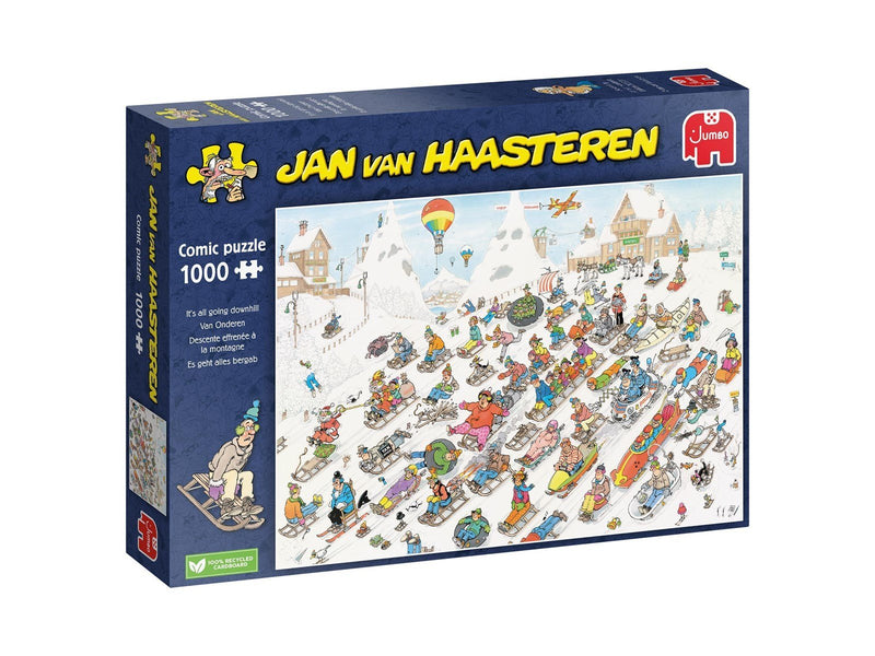 Jumbo Jan Van Haasteren Puzzle - Its All Going Downhill