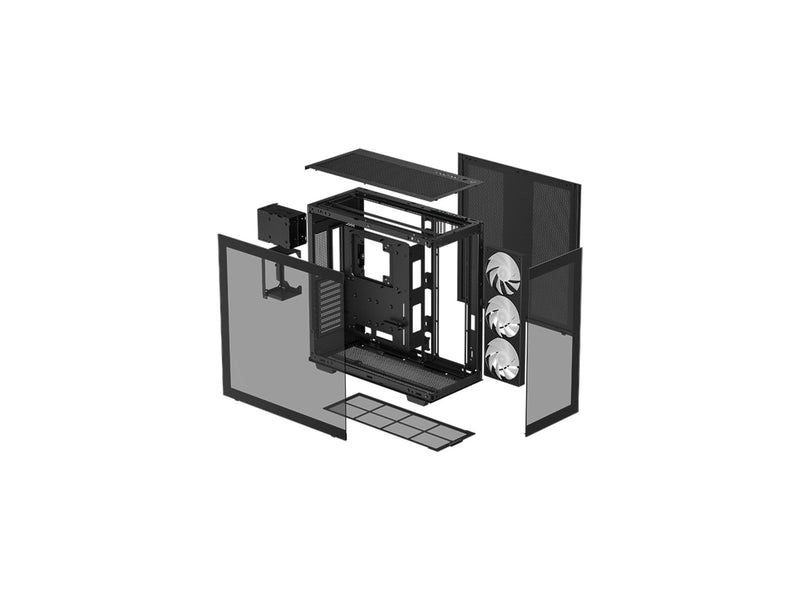 DeepCool CH780 - Gehäuse - Miditower - Schwarz