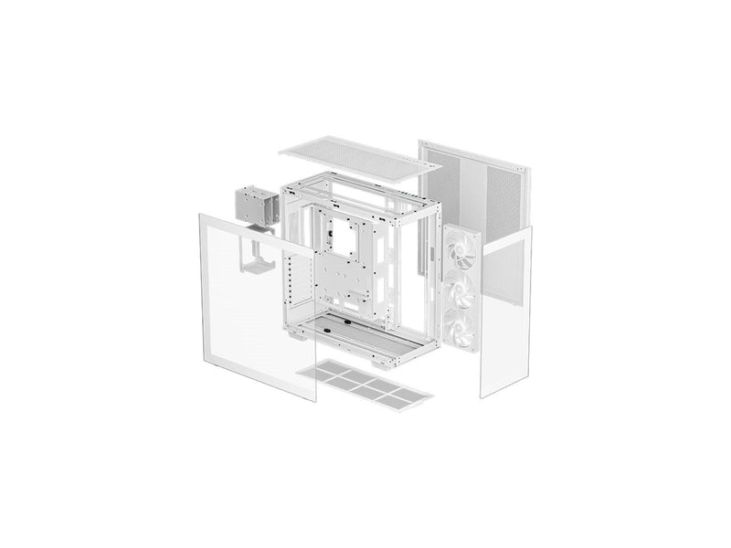 DeepCool CH780 - Gehäuse - Miditower - Weiß