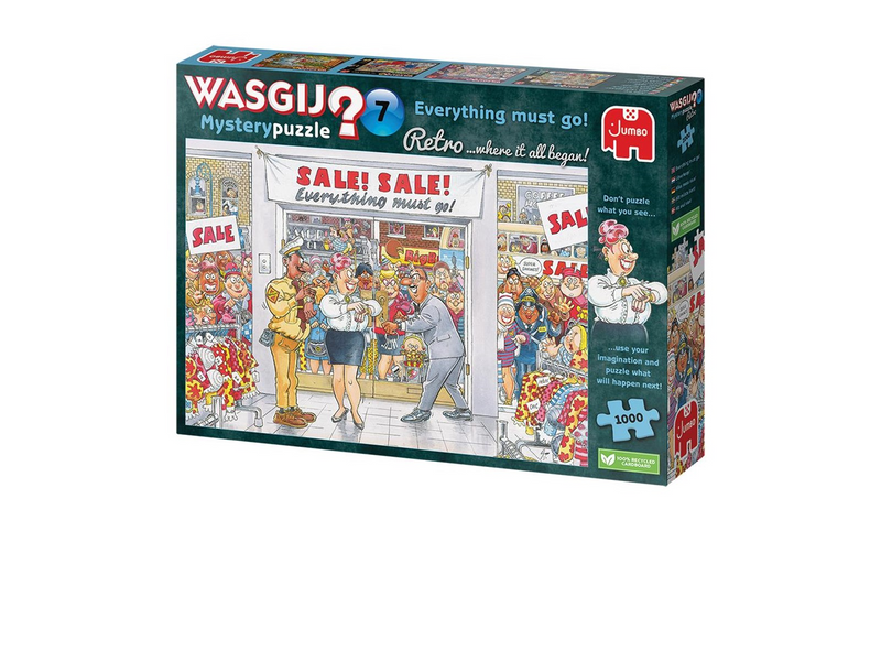 Wasgij Retro Mystery Puzzle 7 Everything must go! (1000)