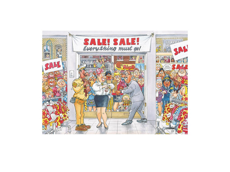 Wasgij Retro Mystery Puzzle 7 Everything must go! (1000)