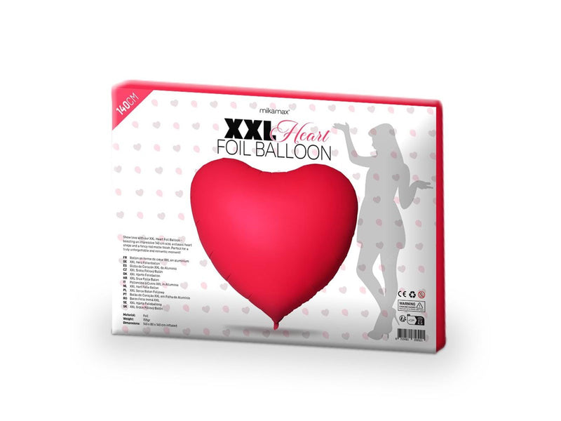 Mikamax XXL Heart Foil Balloon