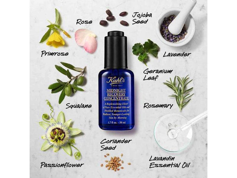 Kiehl's Midnight Recovery Concentrate Moisturizing Face Oil 15 ml