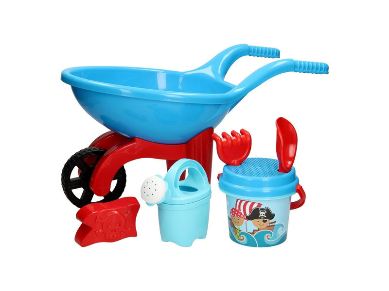 Androni Wheelbarrow with Pirate Beach Set